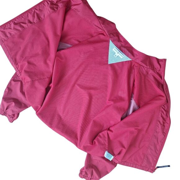 Tommy Hilfiger Golf Jacket Windbreaker Red Full Zip Lightweight Mesh Lined 2X - Picture 10 of 13